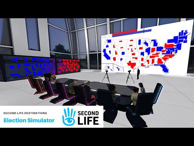 Second Life Destinations - Election Simulator 2020