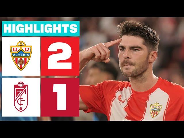 UD ALMERÍA 2 - 1 GRANADA CF I HIGHLIGHTS LALIGA HYPERMOTION