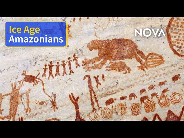 Ancient Cliff Paintings in the Amazon