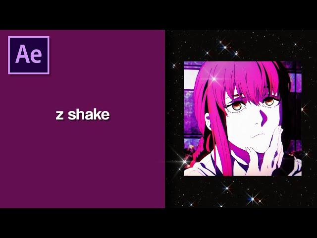 z shake | after effects tutorial