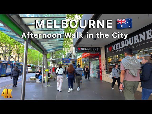 Melbourne Australia City Walkthrough 4K Video