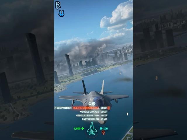 Master the Skies with Intense Jet Fighter Gameplay #battlefield #bf2042 #shorts #jet