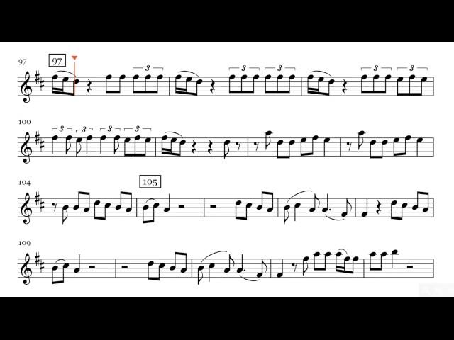 Drake   Hotline Bling Saxophone Sheet Music Play Along