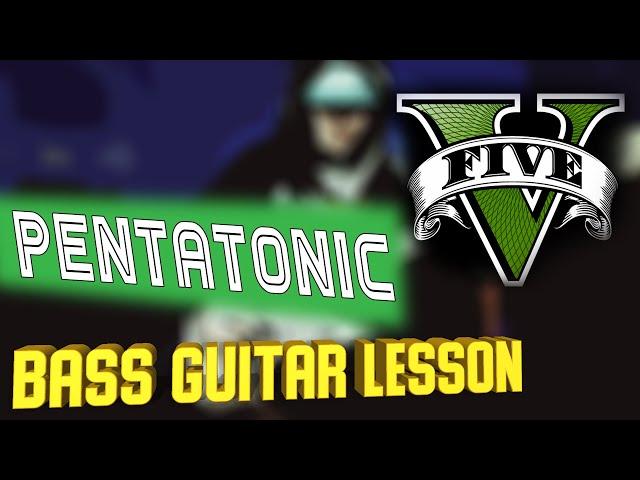 Pentatonics and improvisation on bass guitar