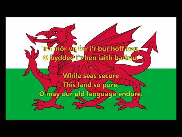 National anthem of Wales (WLS/EN lyrics)