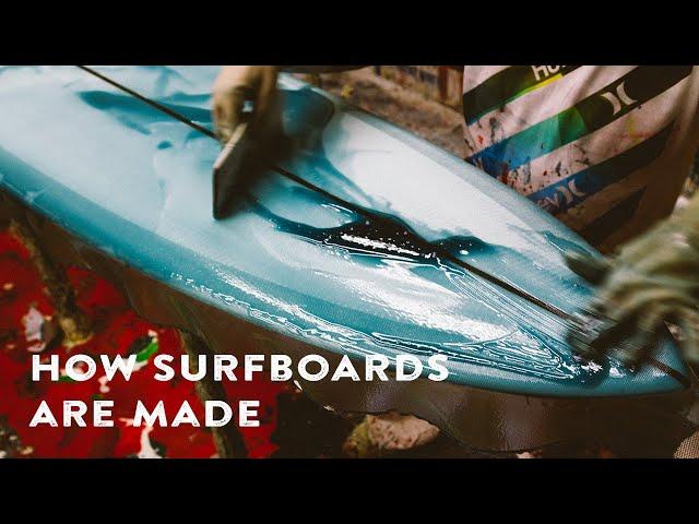 How Surfboards are Made and Glassed. A day at Waterman's Guild