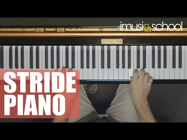 CHORDS, HARMONY and VOICE LEADING : STRIDE PIANO