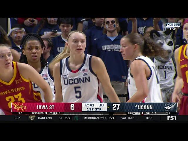 FULL GAME: #4 UConn Huskies vs Iowa State Cyclones | Women's Basketball, Paige Bueckers, Azzi Fudd