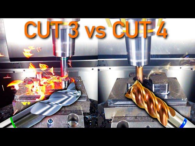 Trochoidal Cut 3 vs Cut 4 CNC Wirbelfräsen CNC Fräsen