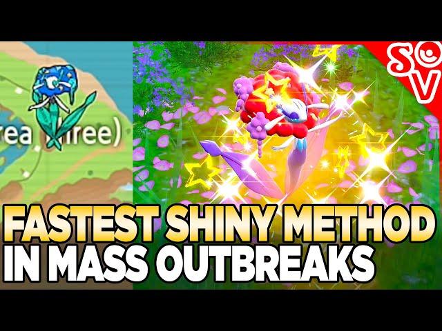 The FASTEST Way to Hunt Shiny Pokemon in Mass Outbreaks - Pokemon Scarlet and Violet