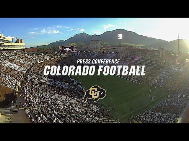 Colorado Football Postgame Presser