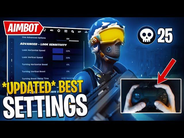 *UPDATED* BEST Controller Settings for Fortnite CHAPTER 5! (AIMBOT)