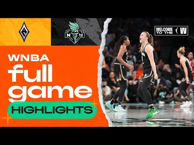 Las Vegas Aces vs. New York Liberty | FULL GAME HIGHLIGHTS | September 8, 2024