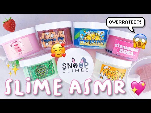 SATISFYING SLIME ASMR | Unboxing $100 Snoop Slimes Package