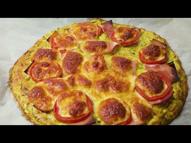 Have you ever tasted zucchini pizza? Easy, cheap and healthy zucchini pizza recipe