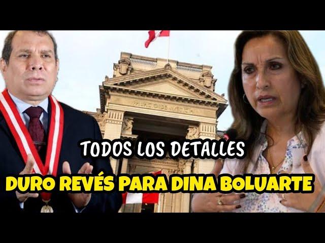 DURO REVÉS PARA DINA BOLUARTE