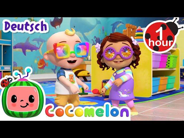 Das Farbenkaleidoskop | CoComelon Deutsch | Cartoons und Kinderlieder