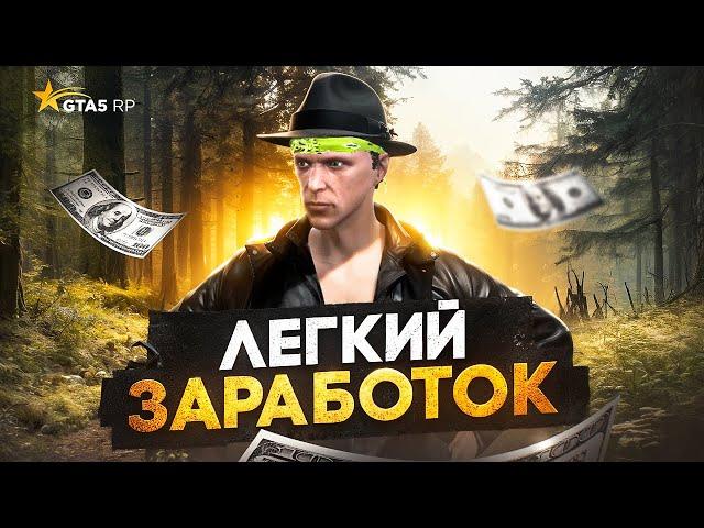 Самый ЛЕГКИЙ ЗАРАБОТОК в GTA 5 RP - лучший заработок ГТА 5 РП