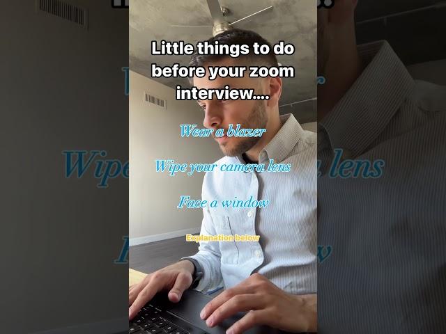 Quick things to do before your interview! #interviewtips #jobsearch