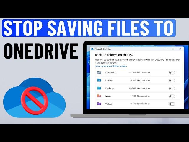 How to Stop Files From Going to OneDrive on Windows 11 (in 1 Minute)