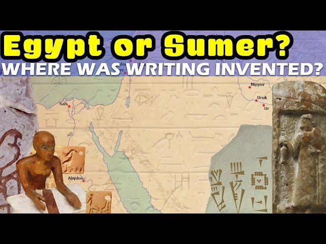 Ancient Egypt or Mesopotamia?  Where was Writing Invented? (3500-3000 BC)