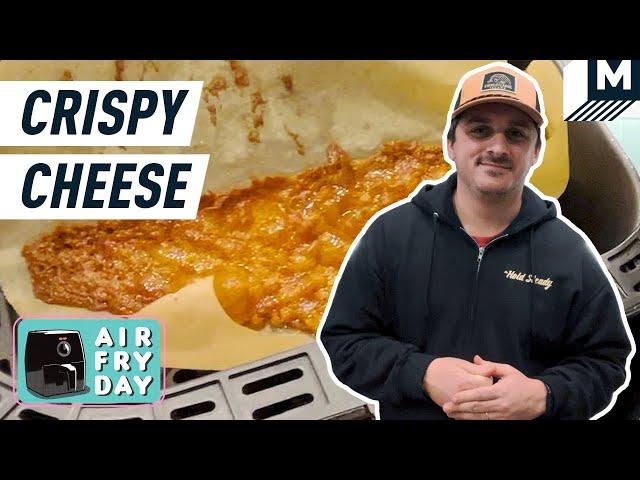 How to Air Fry Crispy Cheese | Mashable