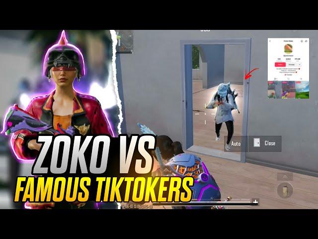 Zoko vs famous TikTokers  Can I clutch them ? iPhone XR PUBG montage #bgmi #pubgmobile