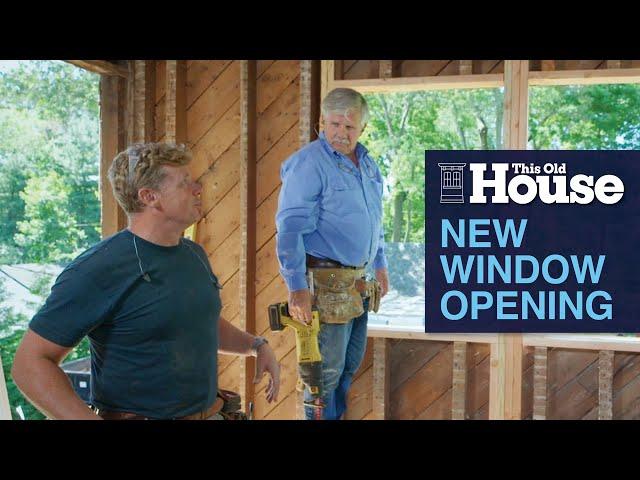 Install a New Window in an Old Wall | This Old House