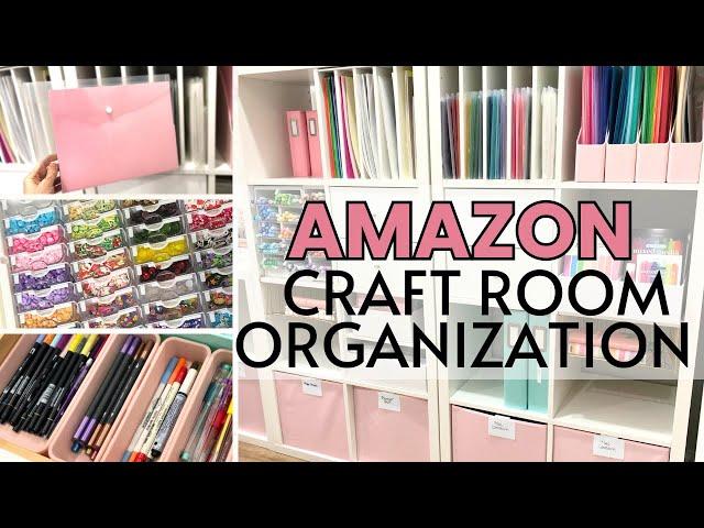 AMAZON Craft Room Organization | Craft Room Series Episode 3