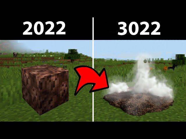 SOUL SAND - Realistic Minecraft - 2022 Vs 3022