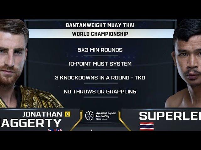ONEChampionship 168，雛量級泰拳冠軍賽，喬納森·哈格蒂vs蘇泊克#格鬥 #競技 #boxing