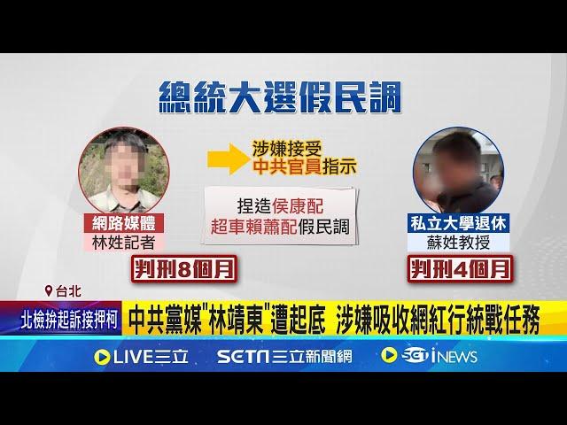 "海峽導報"林靖東曾插手台選舉 改民調"侯康配"超車 遭曝是司法認證統戰幹部 林靖東PO辦公室門"僅社委"│記者 蔡効儀 賴懿慈│新聞一把抓20241210│三立新聞台