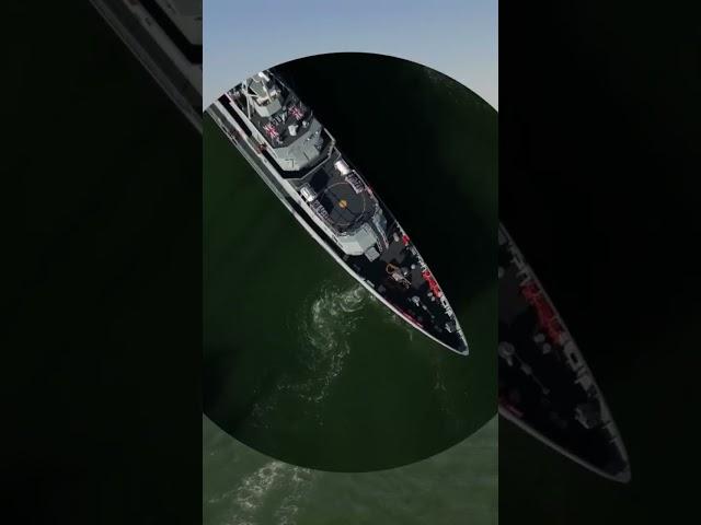 drone following HM Coastguard BOAT. Dji mini 3 Latest firmware.