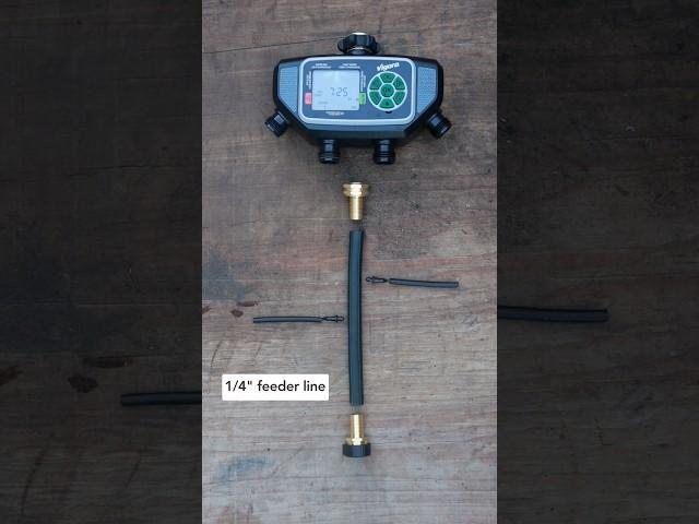  DIY Automatic Watering System! #irrigation #diyirrigation #diywatering #gardeningtips