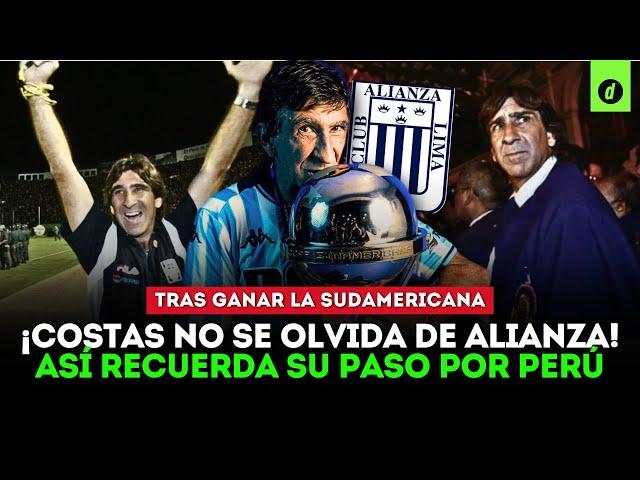 GUSTAVO COSTAS no olvida a ALIANZA LIMA: El recuerdo tras ganar la COPA SUDAMERICANA| Depor