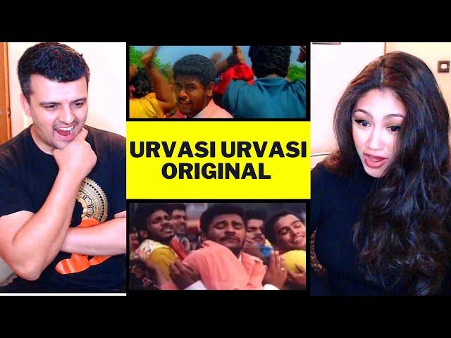 *ORIGINAL* Urvasi Urvasi REACTION | Kadhalan Tamil Movie | Prabhudeva | Vadivelu | AR Rahman