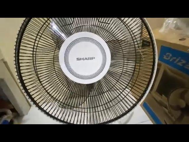 Unboxing my new electric fan | Sharp PJ-T161M(WH) Electric Table Fan | #livingalonediaries