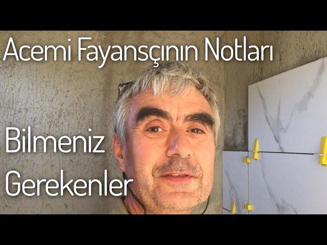 Banyo Fayans döşerken dikkat edilecek hususlar 1. Bölüm fayans nasıl döşenir. ilk defa döşüyorum