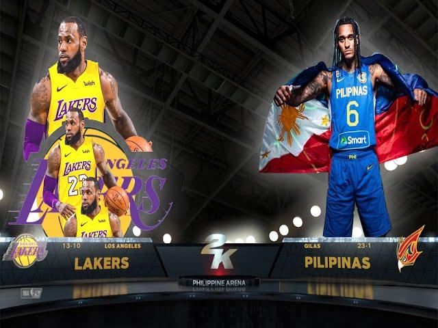 Gilas Pilipinas VS LA Lakers | NBA2k23