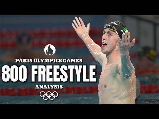 Paris Olympics 800m Freestyle Final || Race Analysis