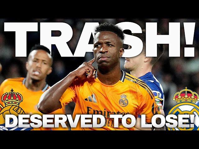 ABSOLUTE TRASH  WE DESERVED TO LOSE! BIBLICAL STINKER BY VINI | Real Sociedad 0-2 Real Madrid