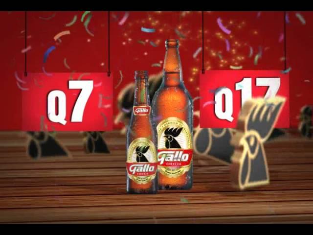 Cerveza Gallo dejó sus precios de aniversario para que los disfrutes en el 2013