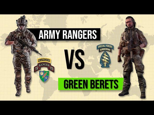 Army Rangers vs Green Berets (Special Forces)