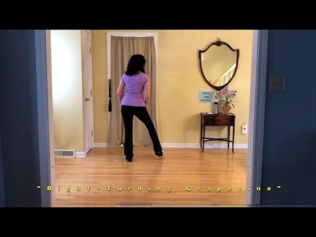 Turning Grapevines – How To Do Turning Grapevines – Line Dance