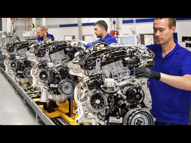 Inside Best BMW Factory Producing Powerful Engines - Production Line