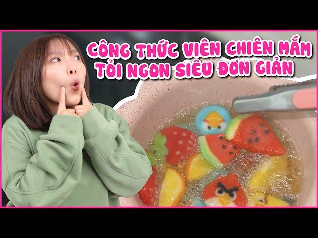 Công thức viên chiên mắm tỏi ngon siêu đơn giản | Pít Ham Ăn