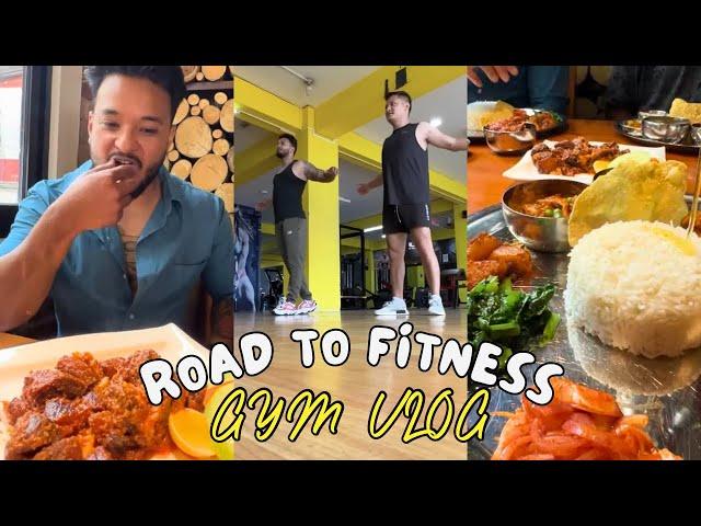 MY GYM TRAINER FEEDS ME THAKALI  || THE PHYSIQUE WORKSHOP || ROAD TO FITNESS