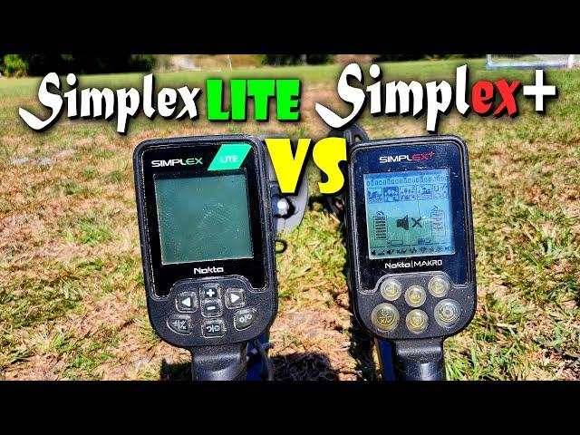 SIMPLEX+ vs SIMPLEX LITE | Simple Metal Detector Comparison