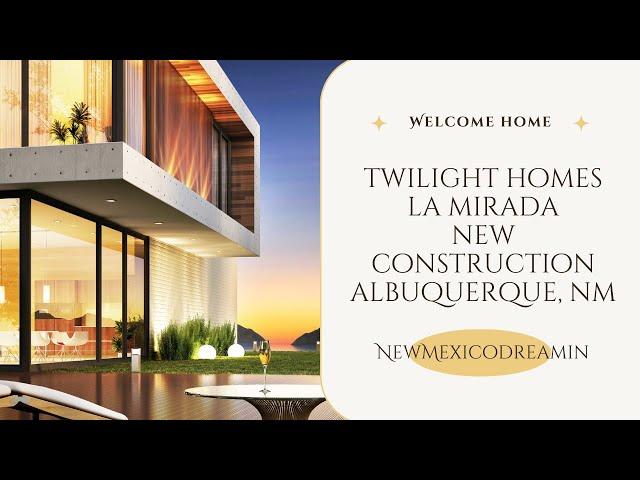 Albuquerque, New Mexico, new construction home tour.  Twilight builders, La Mirada subdivision.
