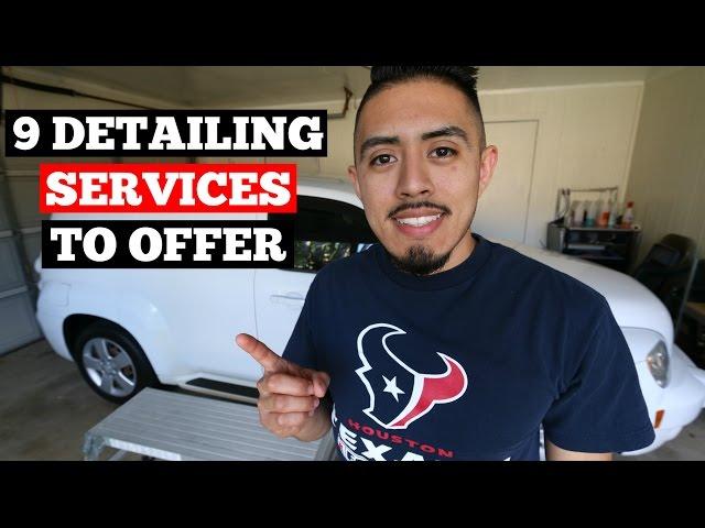 9 SERVICES To OFFER In Your Car Detailing Business (download the guide)